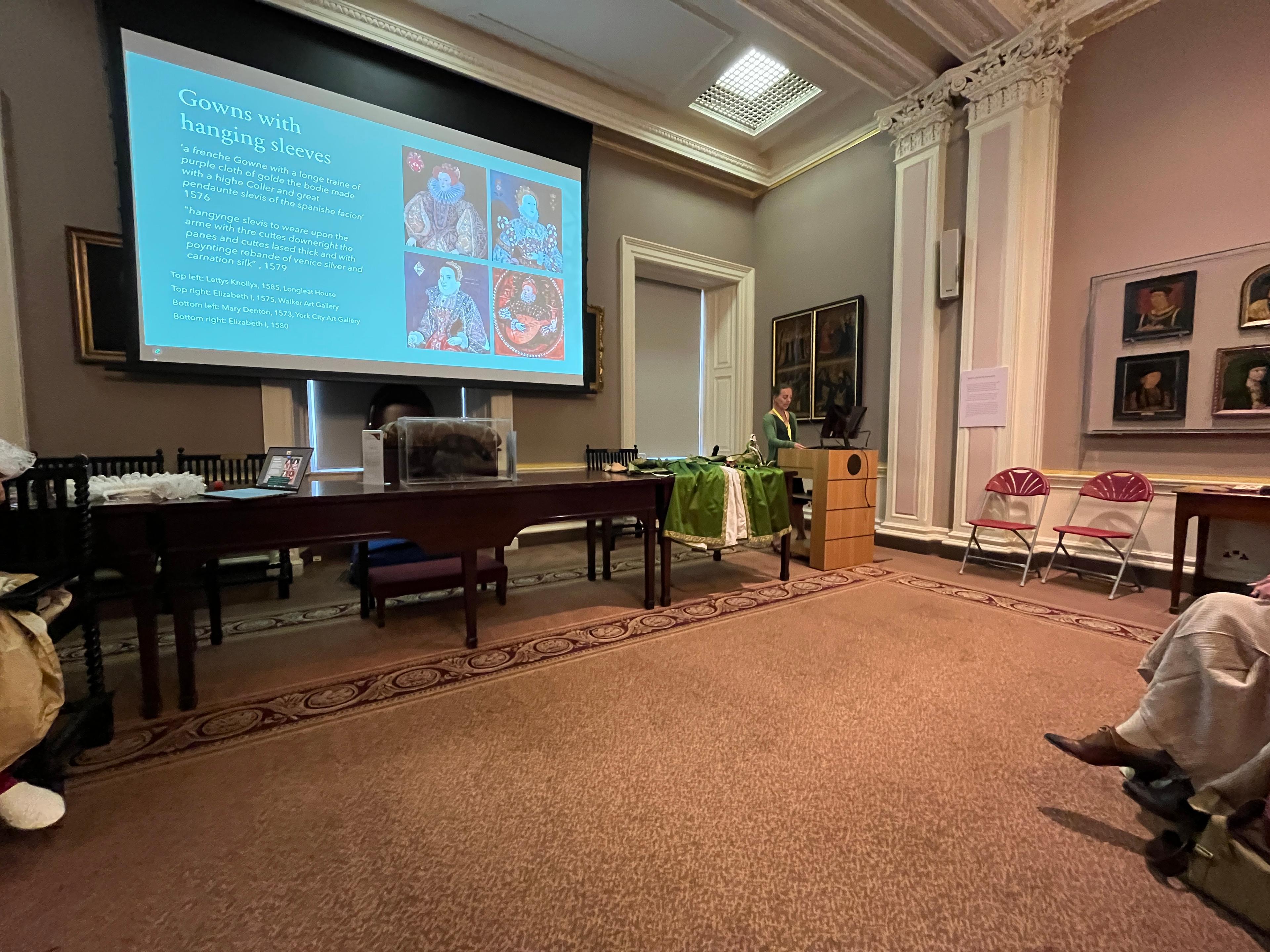 6 - Ninya & screen - Greensleeves conference