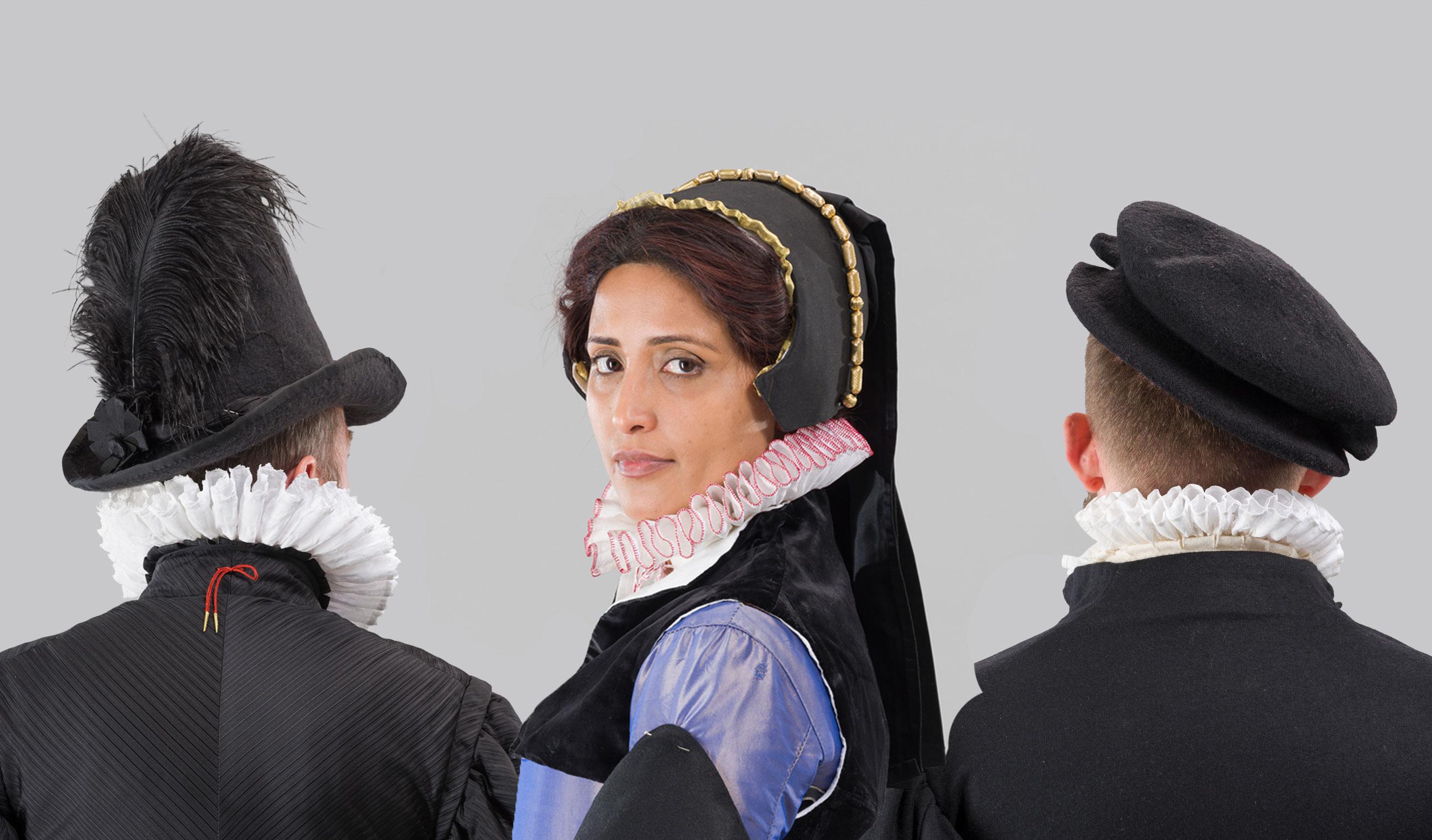 Three ruffs