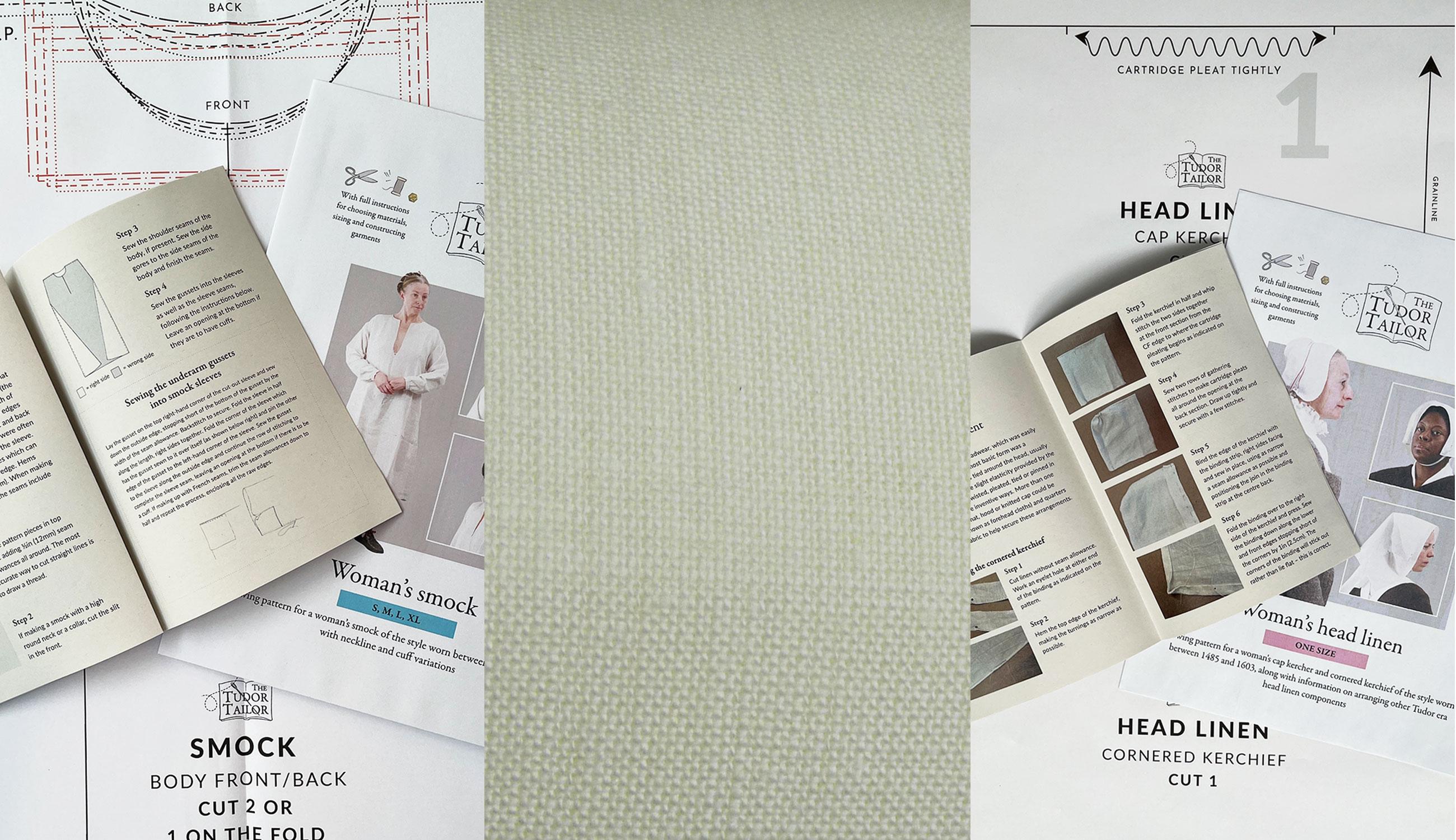 1 - Smock & Head Linen & Bleached Linen banner